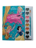 Disney. Prințese. Să pictăm &icirc;mpreună! Carte de colorat cu pensulă și acuarele, Litera