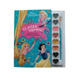 Disney. Prințese. Să pictăm &icirc;mpreună! Carte de colorat cu pensulă și acuarele