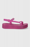 Cumpara ieftin Melissa sandale MELISSA SUN DOWNTOWN PLATFORM AD femei, culoarea roz, cu platforma, M.35710.AW691