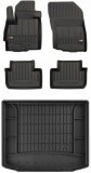 Set Covorase Auto Cauciuc Negro Mitsubishi Asx 2010&rarr; Pro Line Tip Tavita 3D 3D407503 + Tavita Portbagaj Negro Mitsubishi Asx 2010&rarr; TM549413