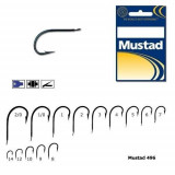 Carlig Mustad M.496, bleu, forjat, 10buc (Marime Carlige: Nr. 10)