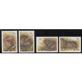 BELARUS 1995 WWF FAUNA PROTEJATA CASTORI