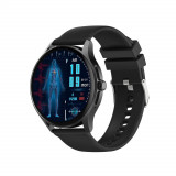 SMARTECH SmartWatch cu senzor Glucometru, EKG, Variabilitatea Ritmului Cardiac, Tensiune arteriala, Nivel Oxigen, Apel Bluetooth, Nivel stres, Ciclu m