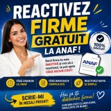 Ofer GRATUIT Servicii Reactivare Firmă Inactivă ANAF