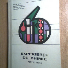 Experiente de chimie pentru licee - Parteni Elena s.a. (EDP, 1965)