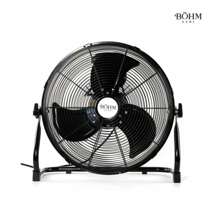 Ventilator de Podea BOHM BLFF-40, 16 inch, 3 trepte de viteza, 90 W, Unghi de inclinare reglabil