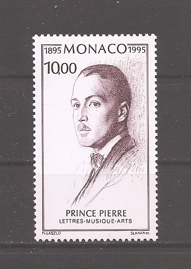 Monaco 1995 - 100 de ani de la nașterea prințului Pierre de Monaco, MNH