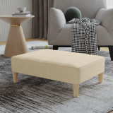 Cumpara ieftin Taburet, crem, 78x56x32 cm, material textil