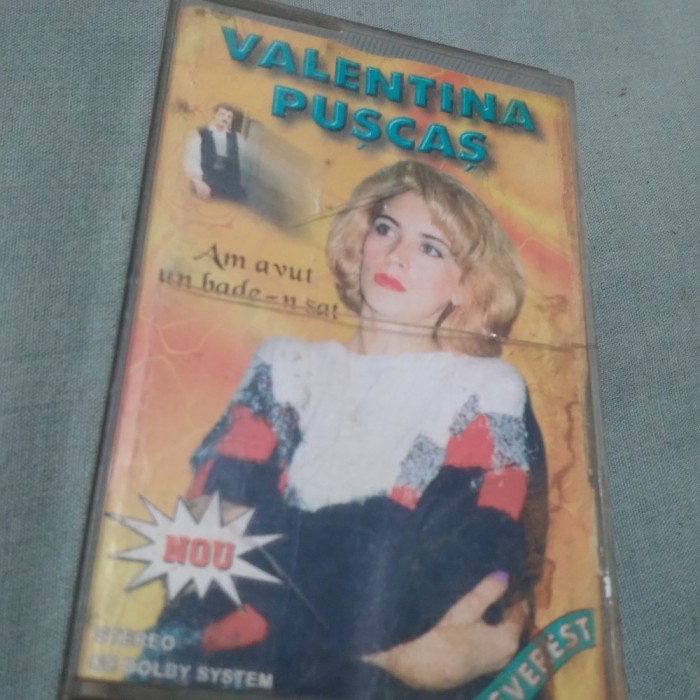 CASETA AUDIO VALENTINA PUSCAS -AM AVUT UN BADE-N SAT RARITATE!!!!