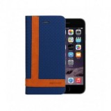 Husa Flip Blue Apple iPhone 6/6S Plus, Astrum FC Tee, Protectie Premium