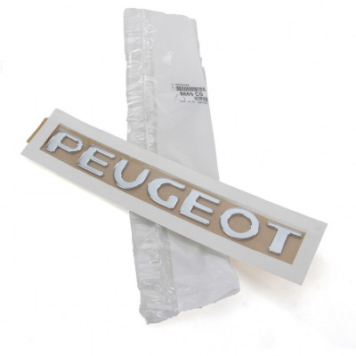 Emblema Hayon Oe Peugeot 8665.C0 foto