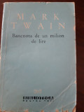 Bacnota de un milion de lire Mark Twain 1964