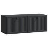 vidaXL Oglindă TV montată pe perete Pe perete Negru 78,5 x 31 x 30 cm 898036