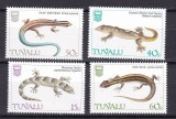 Tuvalu 1986 fauna soparle MI 382-385 MNH ww80
