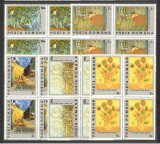 Romania.1991 100 ani moarte V.van Gogh-Pictura bloc 4 DR.538, Nestampilat