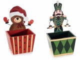 Cumpara ieftin Set 2 decoratiuni Craciun Vintage Toys 10x7.5x19.5 cm