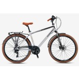 Bicicleta City Kron CX 300, roata 28&quot;, 24 viteze, cadru aluminiu, frana disc hid... Cod:KRN23-265