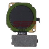 Buton Meniu + Flex Huawei P Smart, Negru, Original China, Bulk