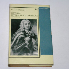 Istoria literaturii romane compendiu - G. Calinescu - 1968