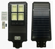 Proiector LED 90w cu panou solar senzor miscare lumina telecomanda 432 leduri foto