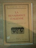 LA RENAISSANCE ITALIENNE ( 62 ilustrations )