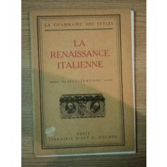 LA RENAISSANCE ITALIENNE ( 62 ilustrations )