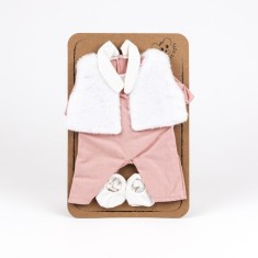 Salopeta cu accesorii pentru papusa, Egmont Toys