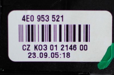 Maneta semnalizare ștergătoare AUDI A8 D3 4E2, 4E8 2005 OEM: 4E09535494E09535214E0953503B 1851591 foto