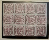Rom&acirc;nia 1864 - Principatele Unite, 6 p., mijloc de coala (t&ecirc;te-b&ecirc;che+), MNH**