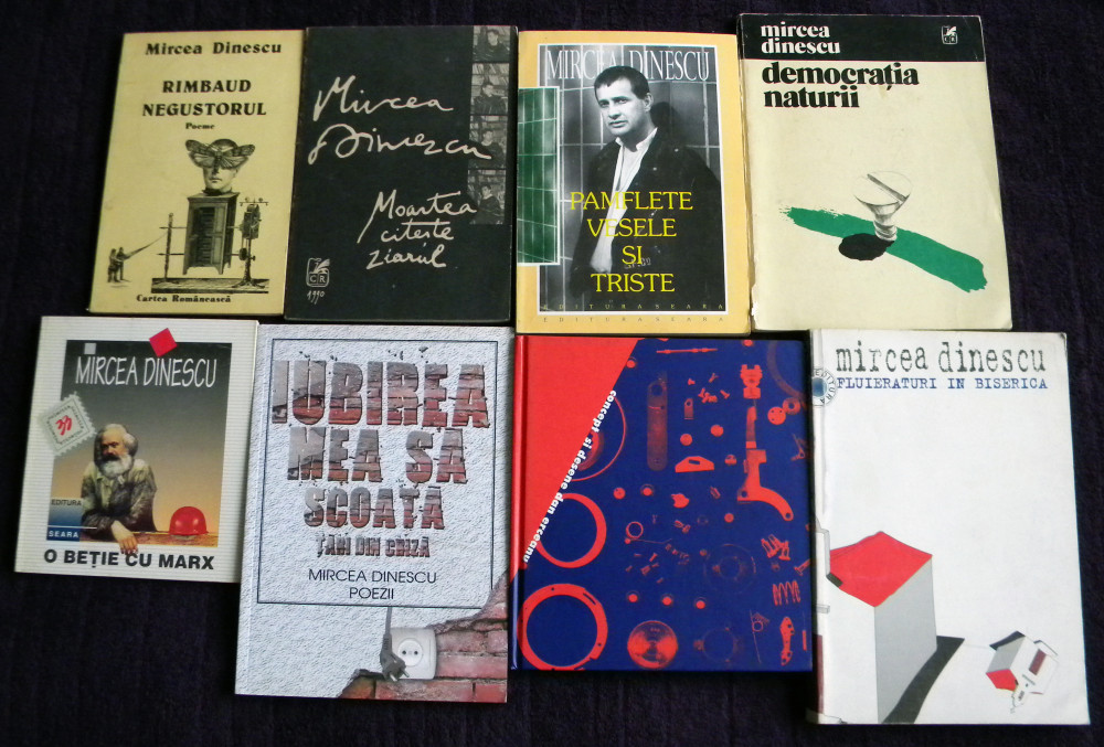 Mircea Dinescu - Lot 8 volume poezii, versuri editii princeps 1981-2011  autograf, Alta editura | Okazii.ro