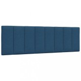 VidaXL Pernă pentru tăblie de pat, albastru, 160 cm, material textil