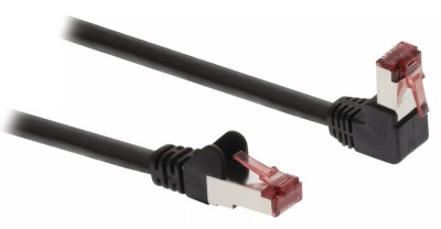Cablu CAT6 SFTP Network Cable RJ45 8P8C tata - RJ45 8P8C tata 3m cupru negru VALUELINE foto