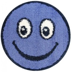 Covor Fantasy Smile Rotund - 67x67, Albastru foto