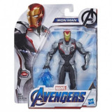 Figurina Avengers Endgame Iron Man (Team Suit) 15 cm (Basic), Hasbro