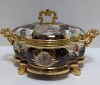 Supiera portelan pictat manual - obiect decor