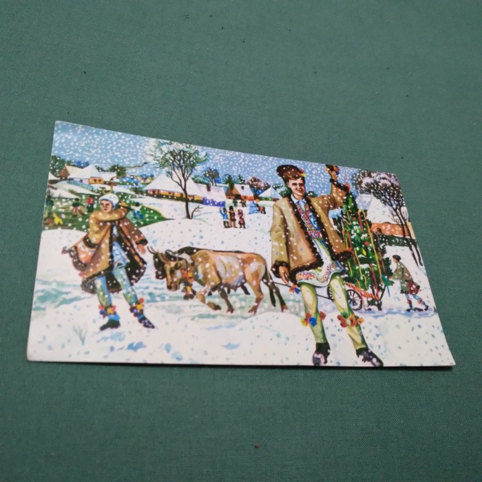 CARTE POSTALA FELICITARE NECIRCULATA