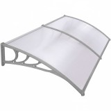 Copertina Usa Policarbonat Transparent 100x200 cm Cadru Alb ProCart Fixa Protectie UV Montaj Rapid