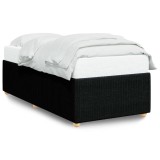 Cumpara ieftin Cadru pat fara saltea tesatura neagra 90x200 cm