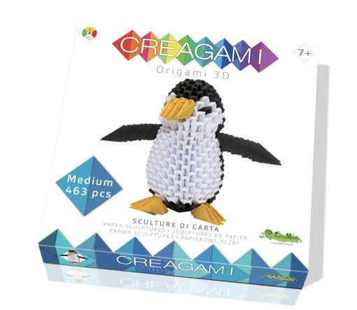 Creagami Pinguin 3D Origami pentru Cop