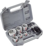 Bosch Set 9 accesorii, 6 carote BiMetal cu D20-68mm, 2 adaptoare hexagonale, 1 cheie hexagonala ProAdvanced PowerfulTools
