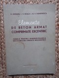 ELEMENTE DE BETON ARMAT COMPRIMATE EXCENTRIC - D. MORARU