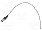 Conector M12 5 pini tată drept cu cablu 0,5m HARTING PVC DeviceNet CANopen
