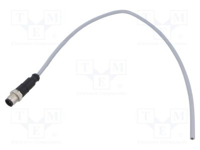 Conector M12 5 pini tată drept cu cablu 0,5m HARTING PVC DeviceNet CANopen foto