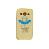 Husa SAMSUNG Galaxy S4 - Fashion (Stop Brining), Plastic, Carcasa