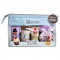 Set gel dus, lotiune corp, exfoliant, sare de baie, un burete plasa Gourmand&#039;s Favourites, IDC Institute 42524, 280 ml