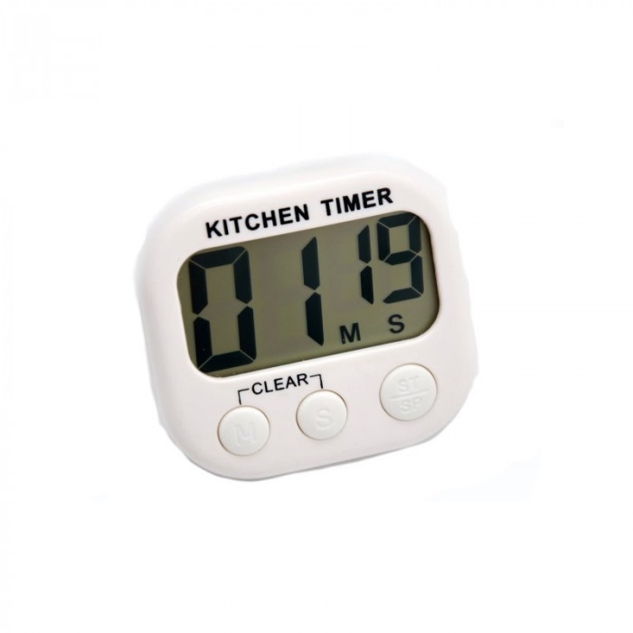 Timer digital pentru bucatarie HX101, LCD, suport magnetic