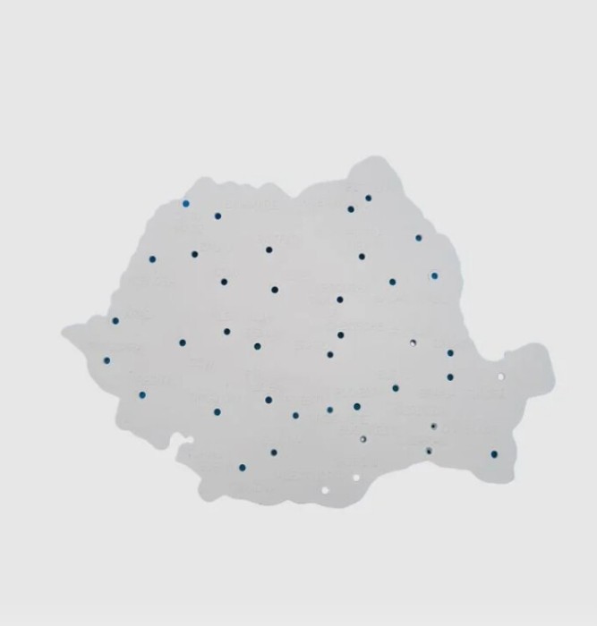 Șablon harta Rom&acirc;niei