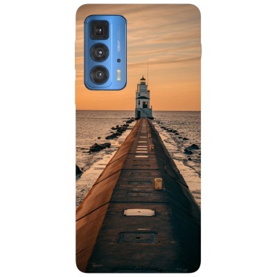 Husa compatibila cu Motorola G20 model Manitowoc Lighthouse, Silicon, TPU, Viceversa foto