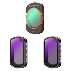 Kit 3 Filtre Magnetice K&amp;F Concept CPL ND 3 Pack Kit Filters for DJI Osmo Pocket 3