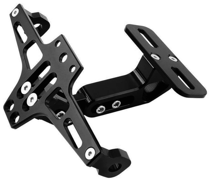 Suport Numar Moto Inmatriculare Motocicleta Universal Aluminu
